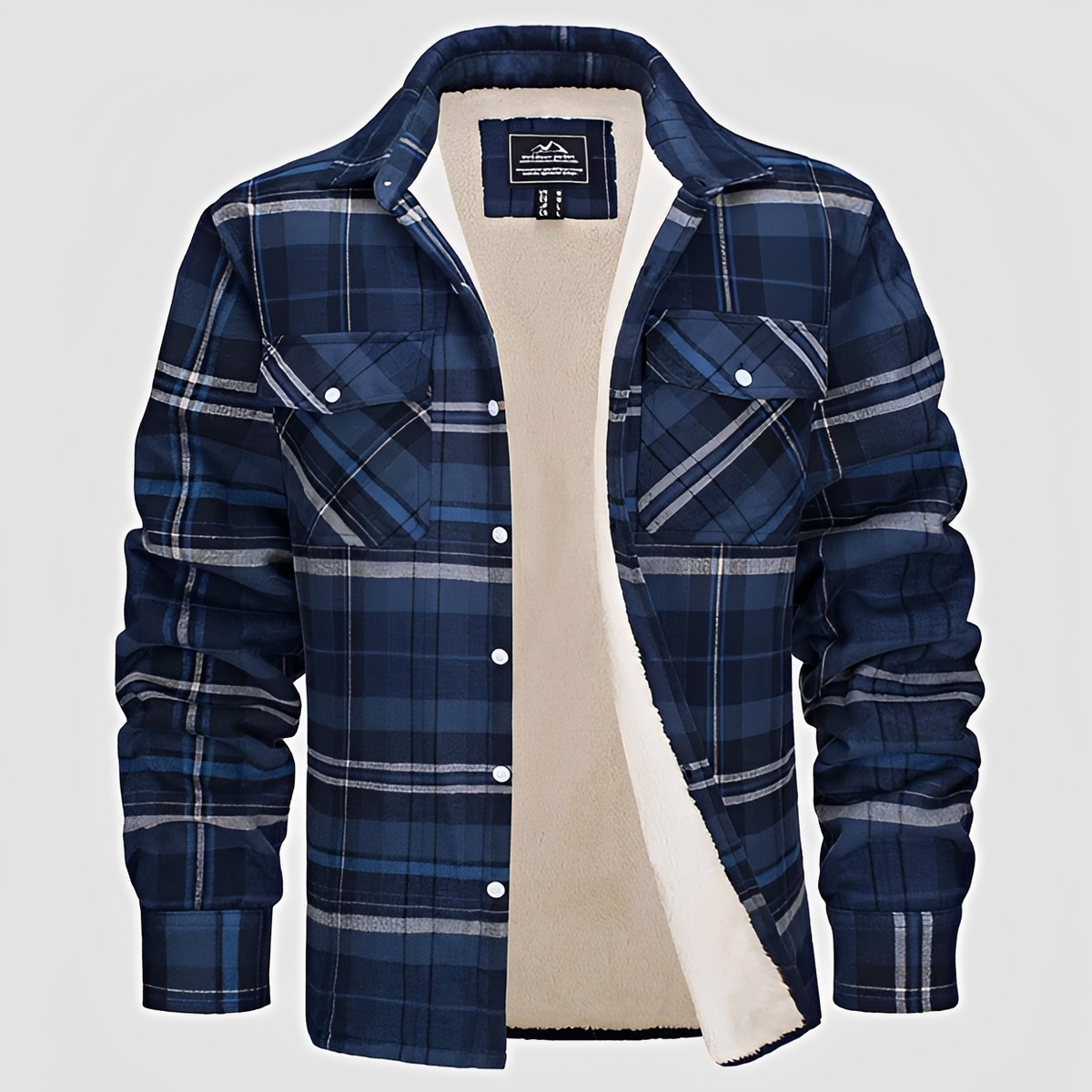 Marlon - Durable winter checkered shirt