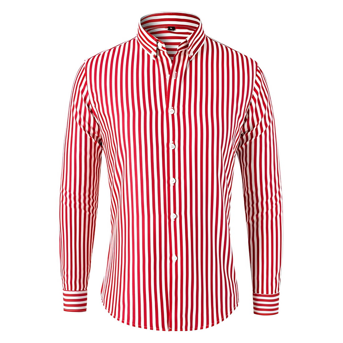 Dennis - Long-sleeve shirt with stripes and relaxed fit