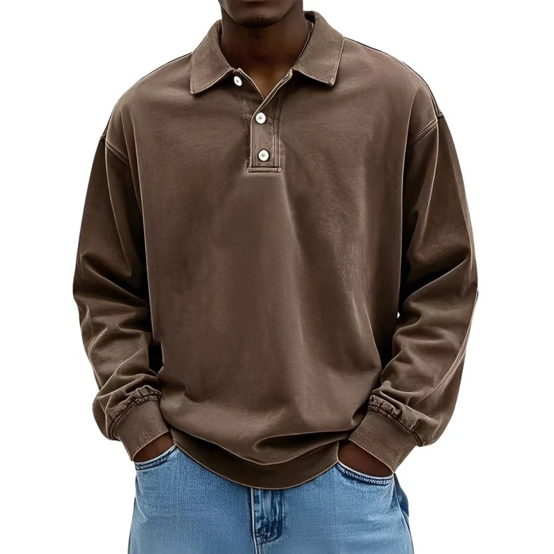 Clayton - Timeless and cozy long-sleeve shirt