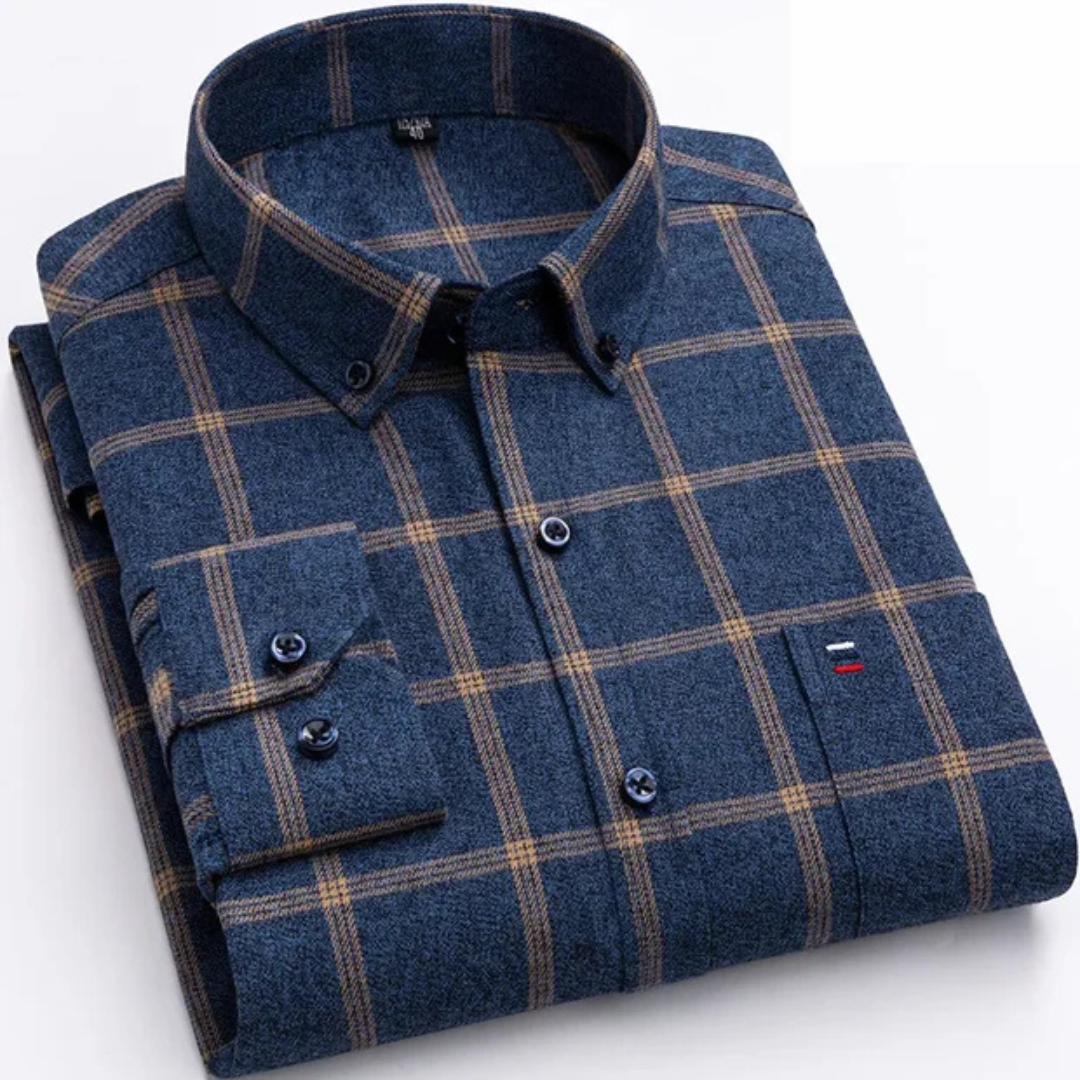Johan - Long-lasting long-sleeve checkered shirt