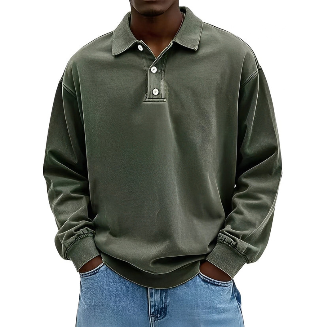 Clayton - Timeless and cozy long-sleeve shirt