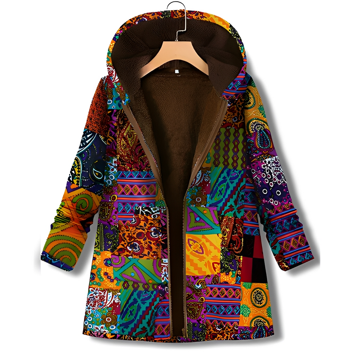 Olyvia - Vintage and cozy hooded jacket