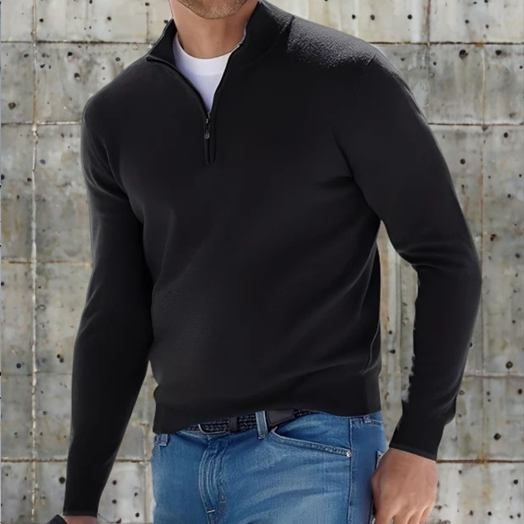 Tyries - Comfortable and snug zip-up sweater