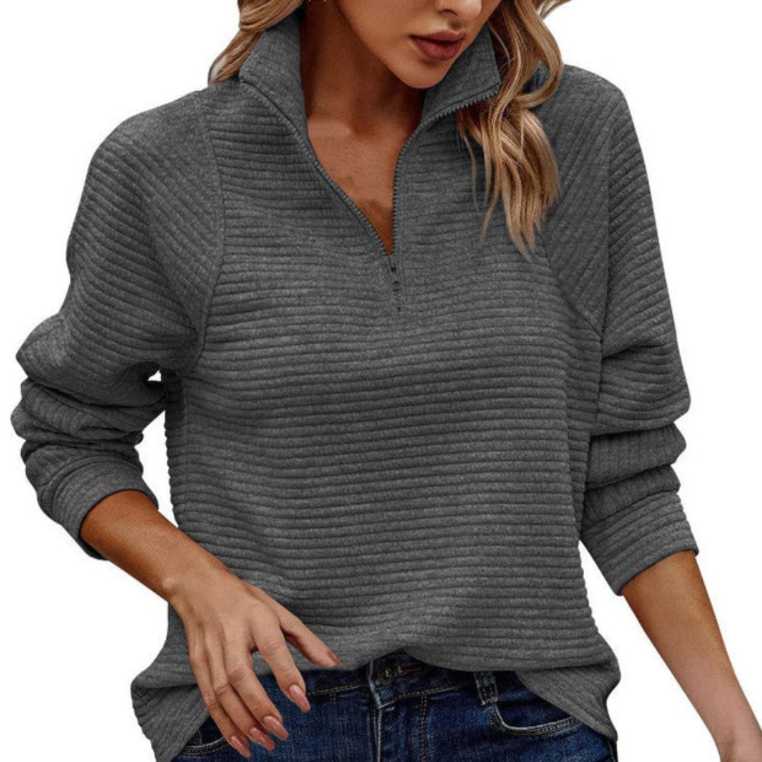 Zennia - Comfortable half-zip pullover