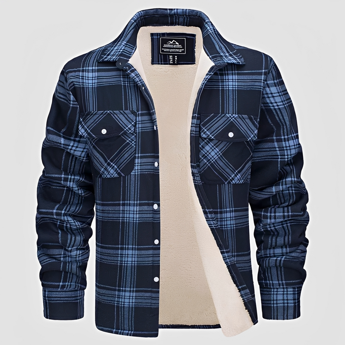 Marlon - Durable winter checkered shirt