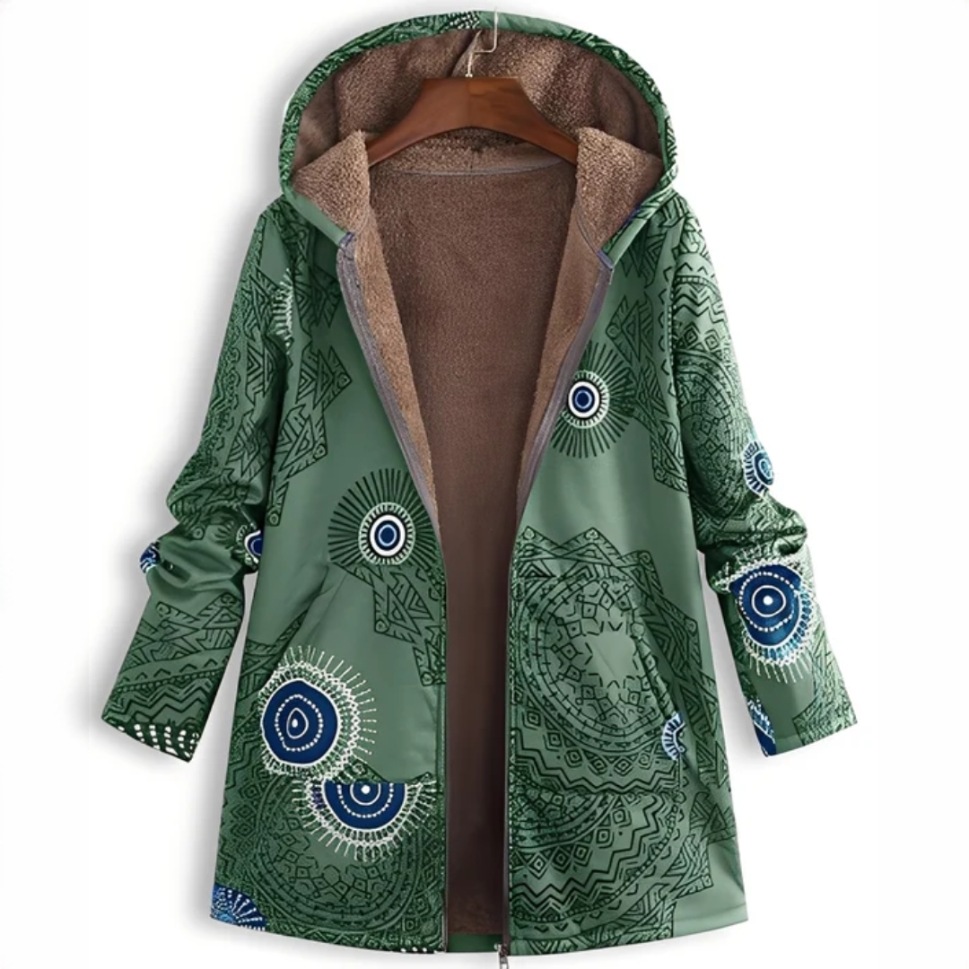 Jaslene - Timeless and cozy hooded jacket