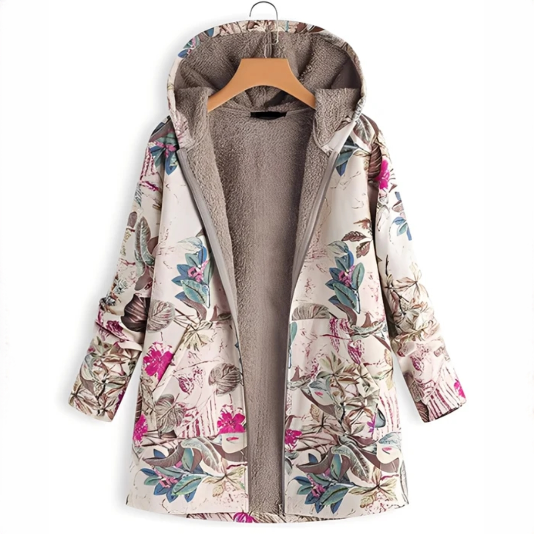 Jaslene - Timeless and cozy hooded jacket