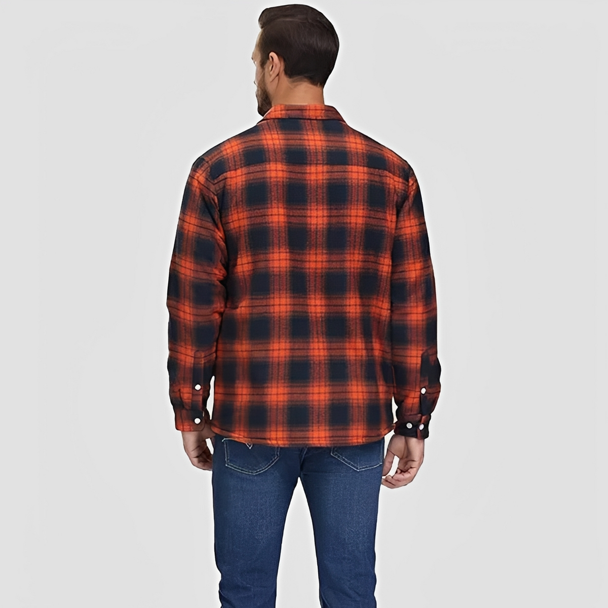 Marlon - Durable winter checkered shirt