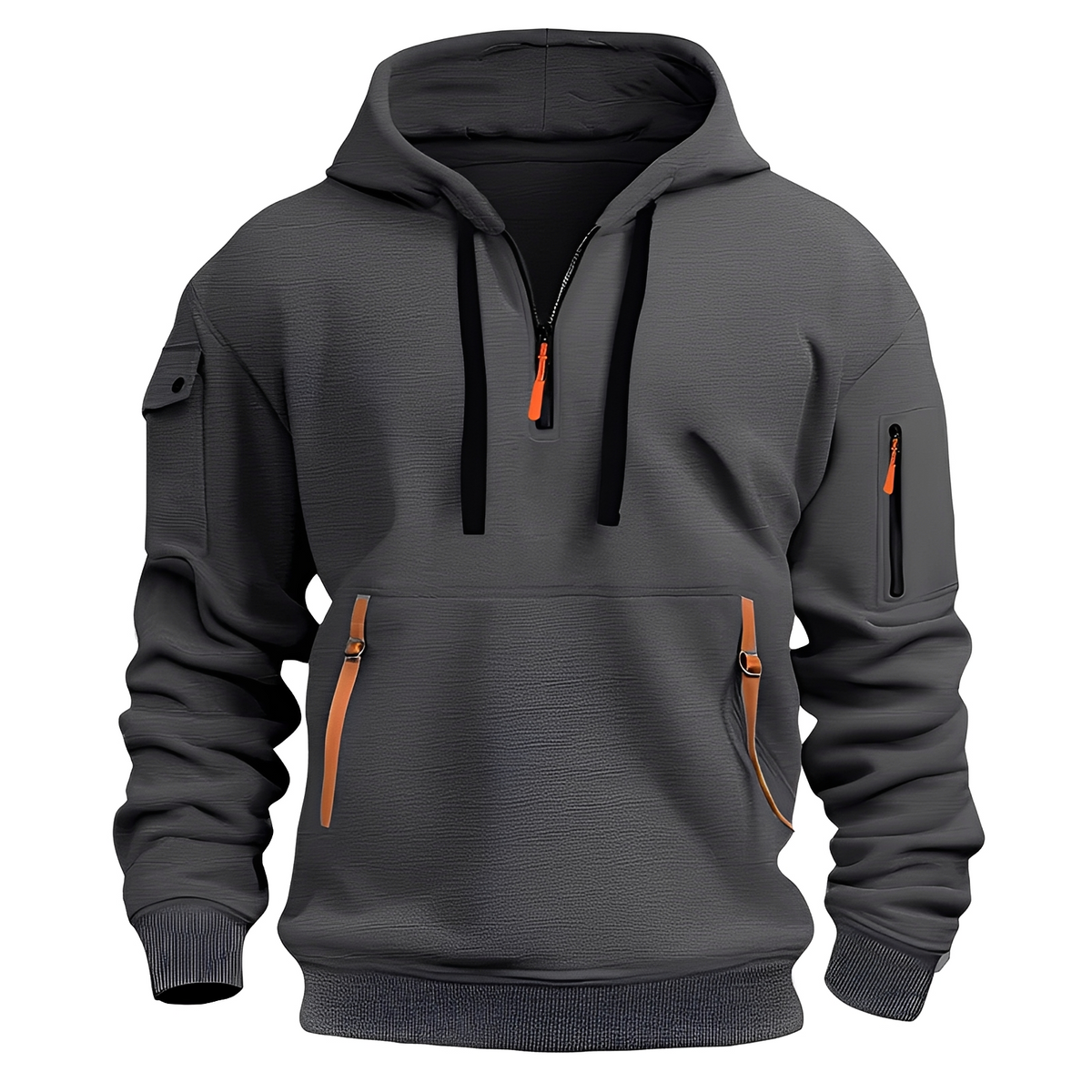 Norton - Sturdy half-zip hoodie