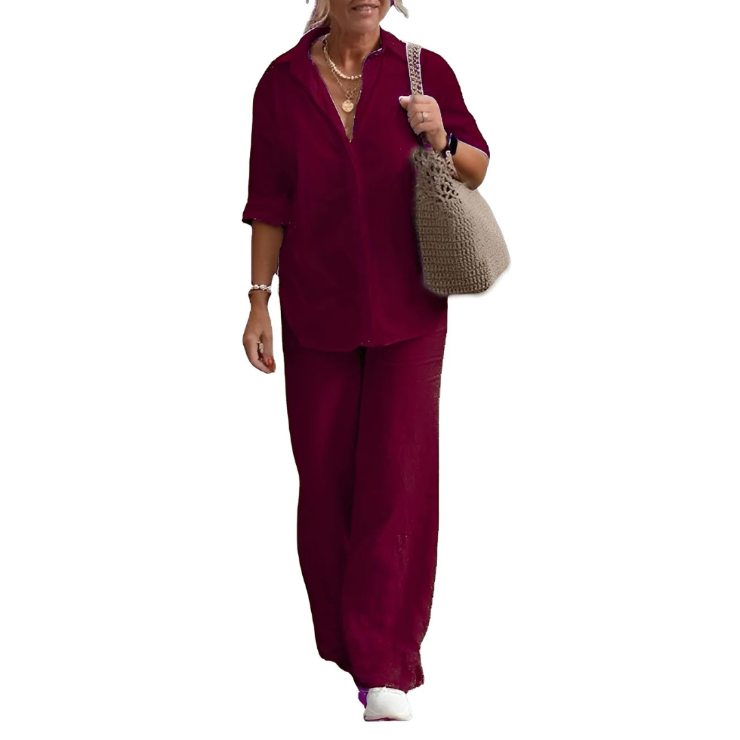 Earlyne - Relaxed pants set
