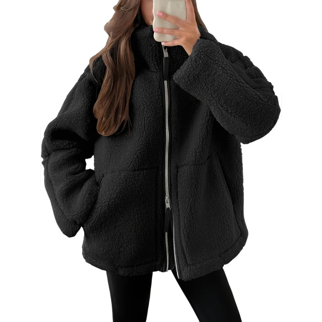 Rowena - Stylish and cozy jacket with zipper
