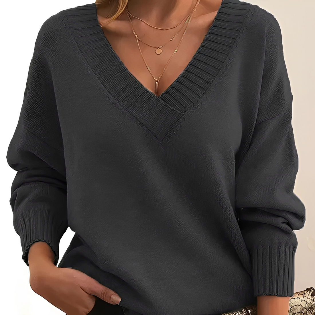 Helga - Cozy sweater in classic style