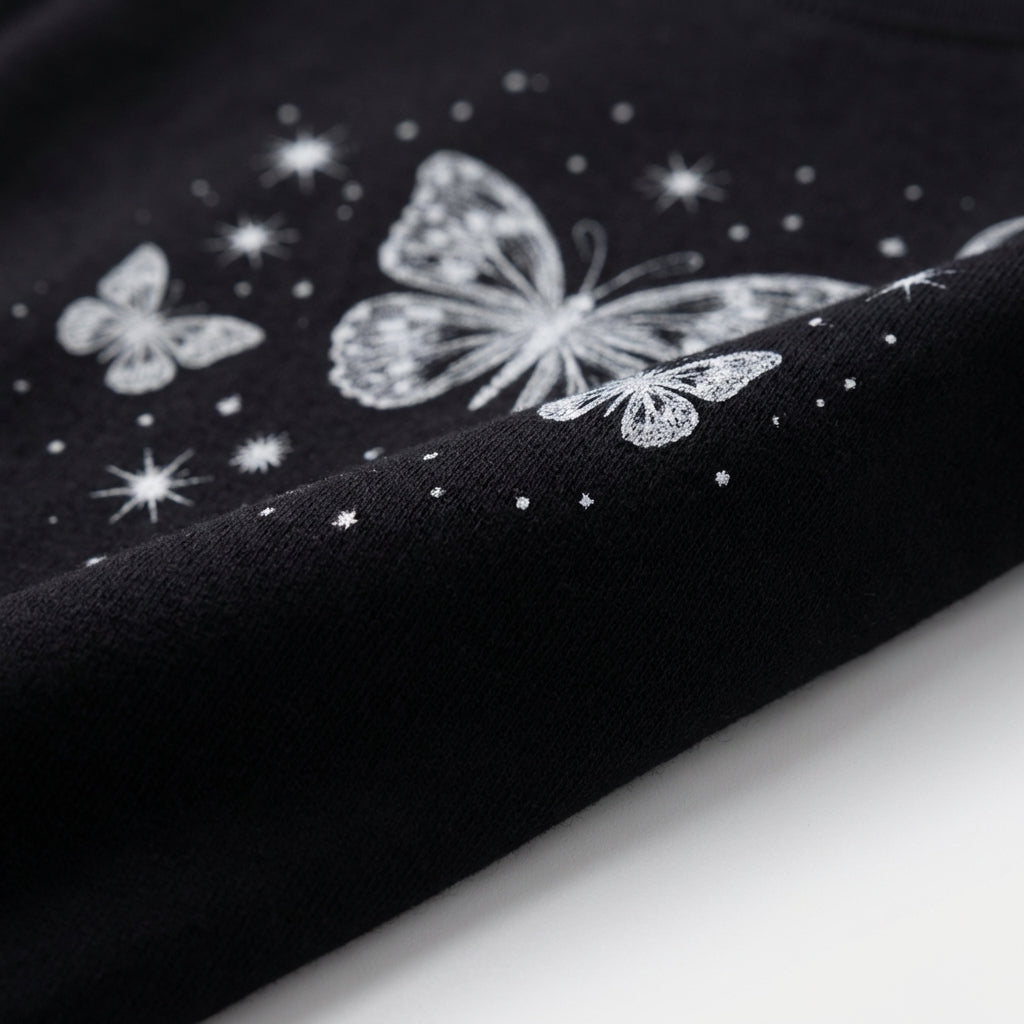 Black Cotton T-Shirt