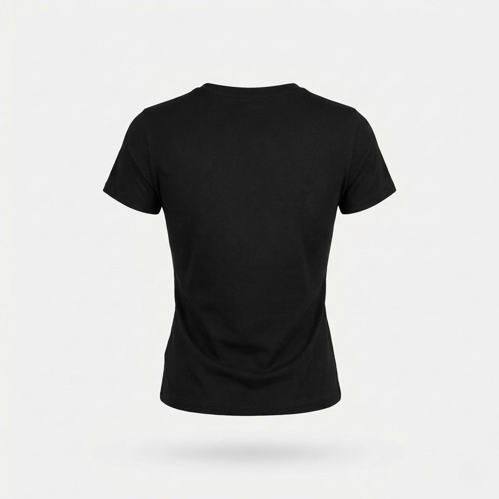 Black Cotton T-Shirt