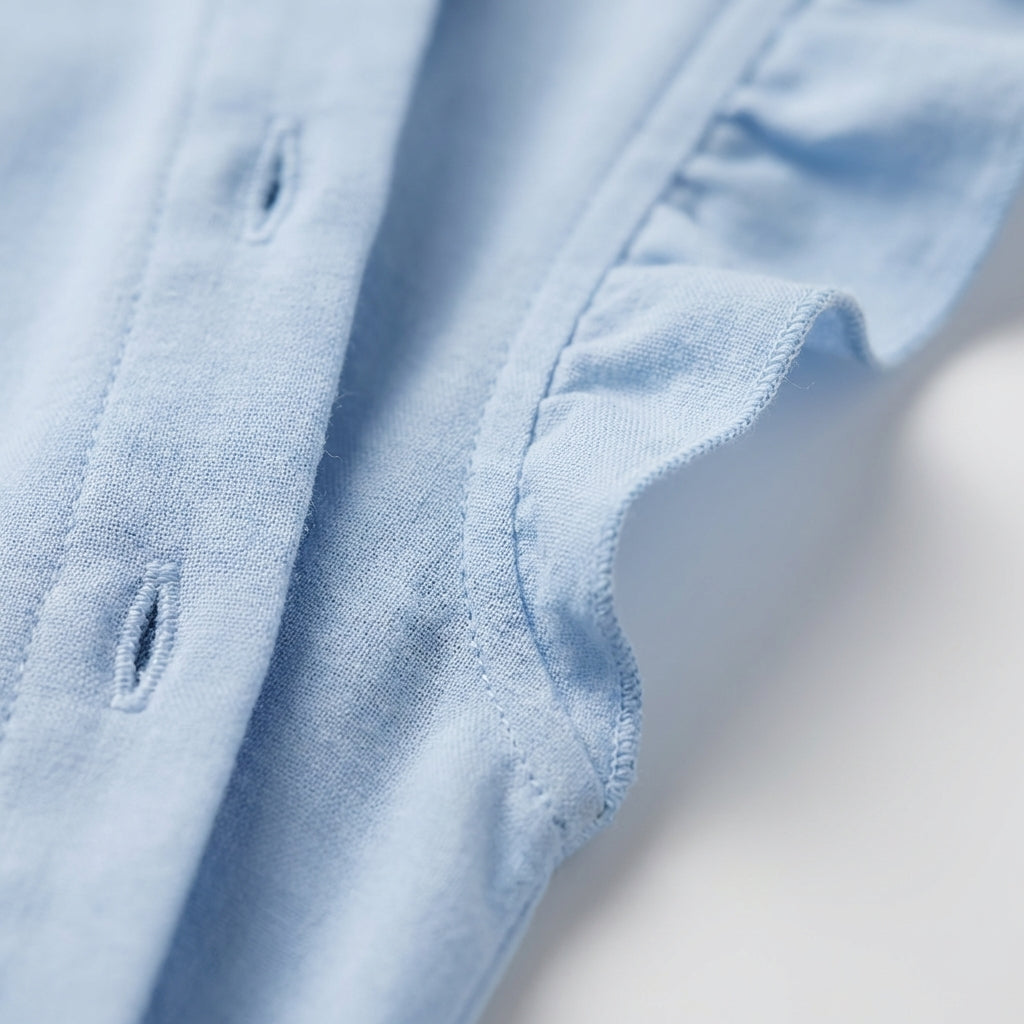 Blue Cotton Blouse