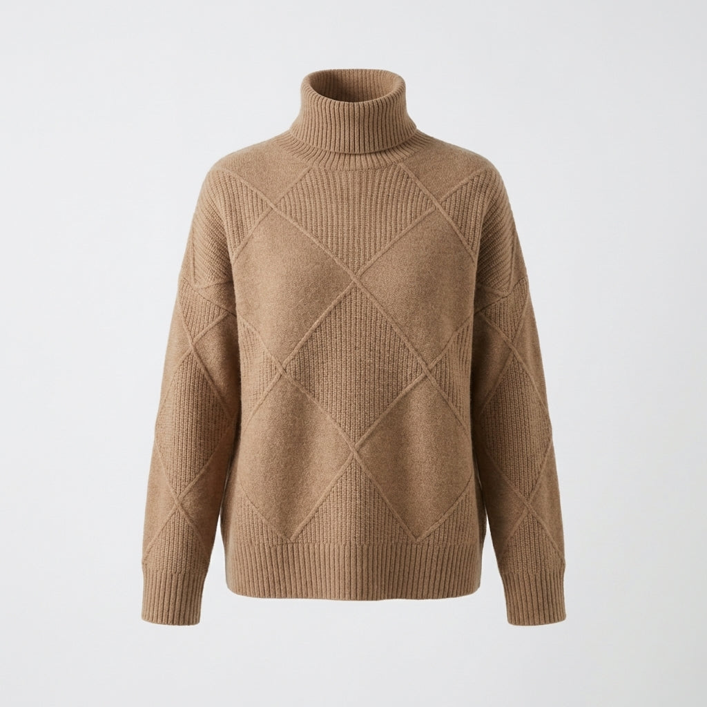 Camille - Fashionable and cozy turtleneck sweater