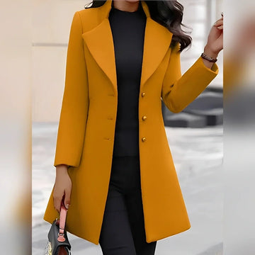 Pauline - Stylish Coat with Buttons for Women