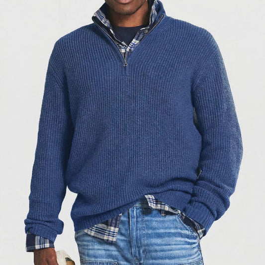 Sean - Cozy Half Zip Sweater For Men