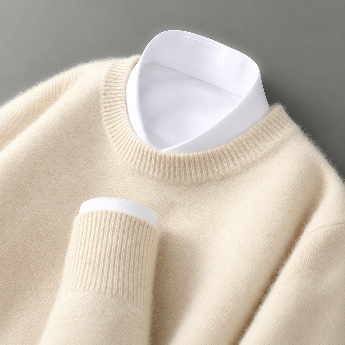 Wayne - Retro thick pullover for men