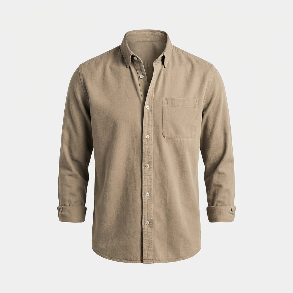 Gauvain - Casual long-sleeve shirt for men