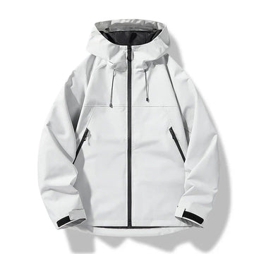 Women’s Jacket - Water-Repellent, Lightweight Outdoor Jacket with Hood and Zippered Pockets