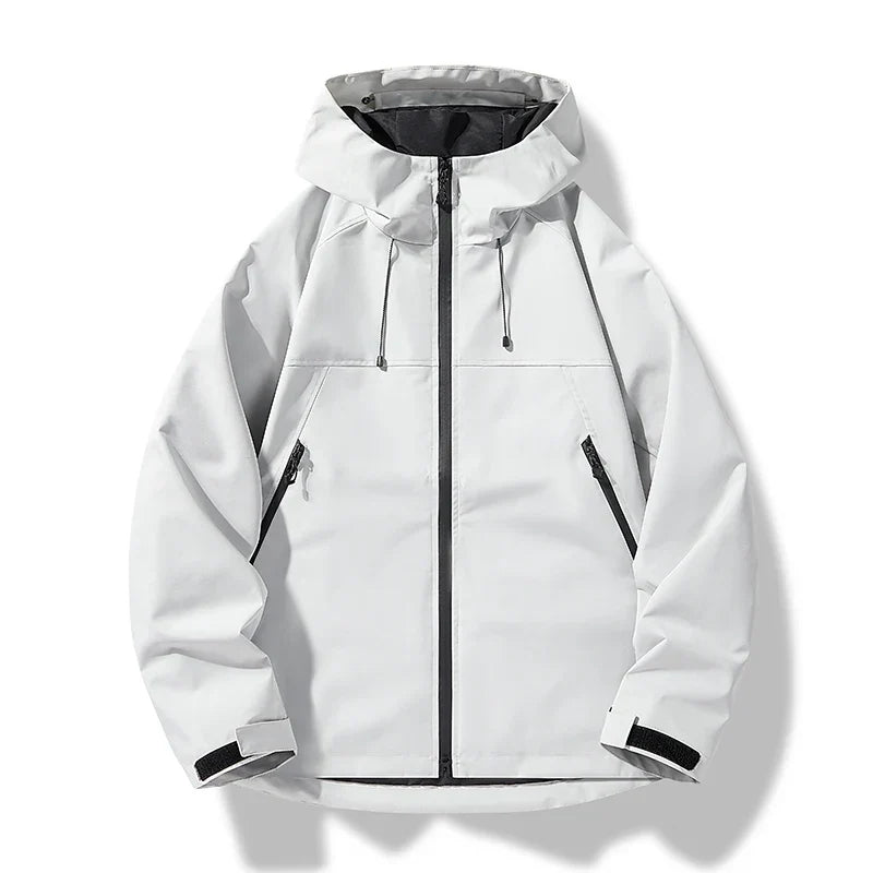Women’s Jacket - Water-Repellent, Lightweight Outdoor Jacket with Hood and Zippered Pockets