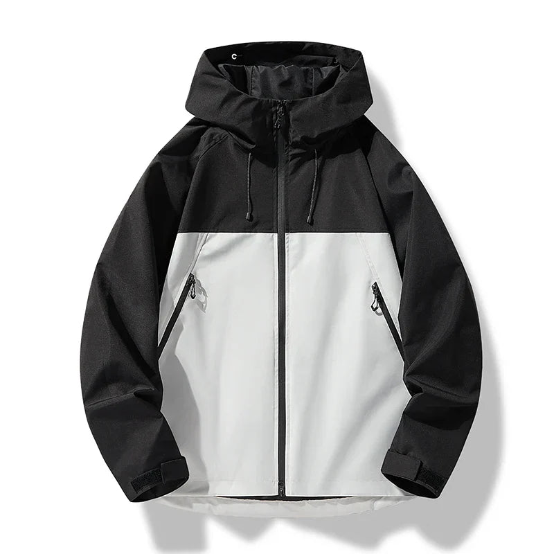 Women’s Jacket - Water-Repellent, Lightweight Outdoor Jacket with Hood and Zippered Pockets