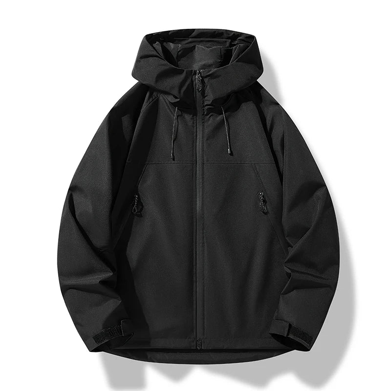Women’s Jacket - Water-Repellent, Lightweight Outdoor Jacket with Hood and Zippered Pockets