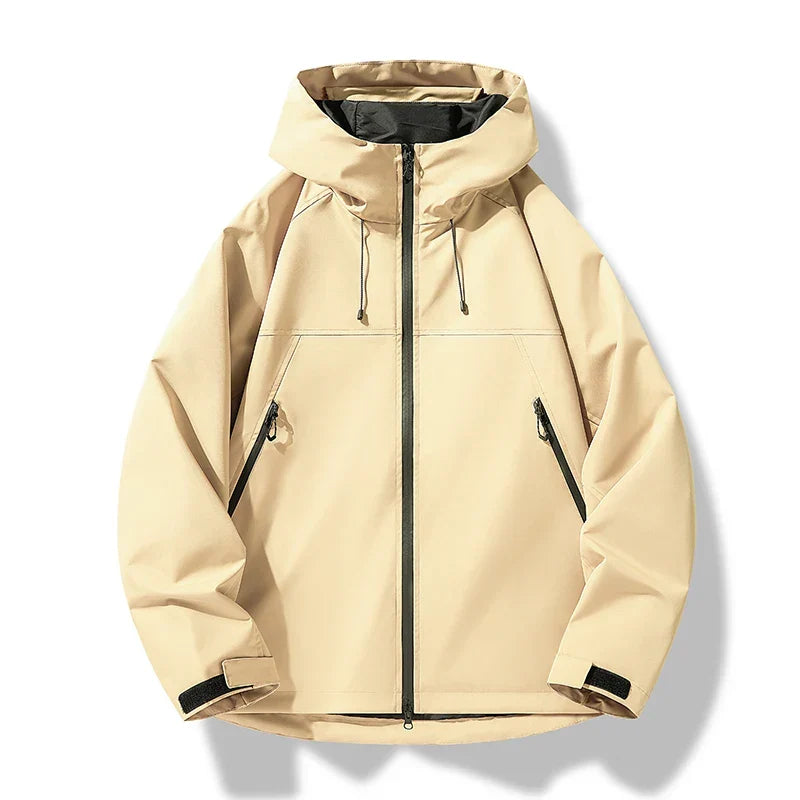 Women’s Jacket - Water-Repellent, Lightweight Outdoor Jacket with Hood and Zippered Pockets