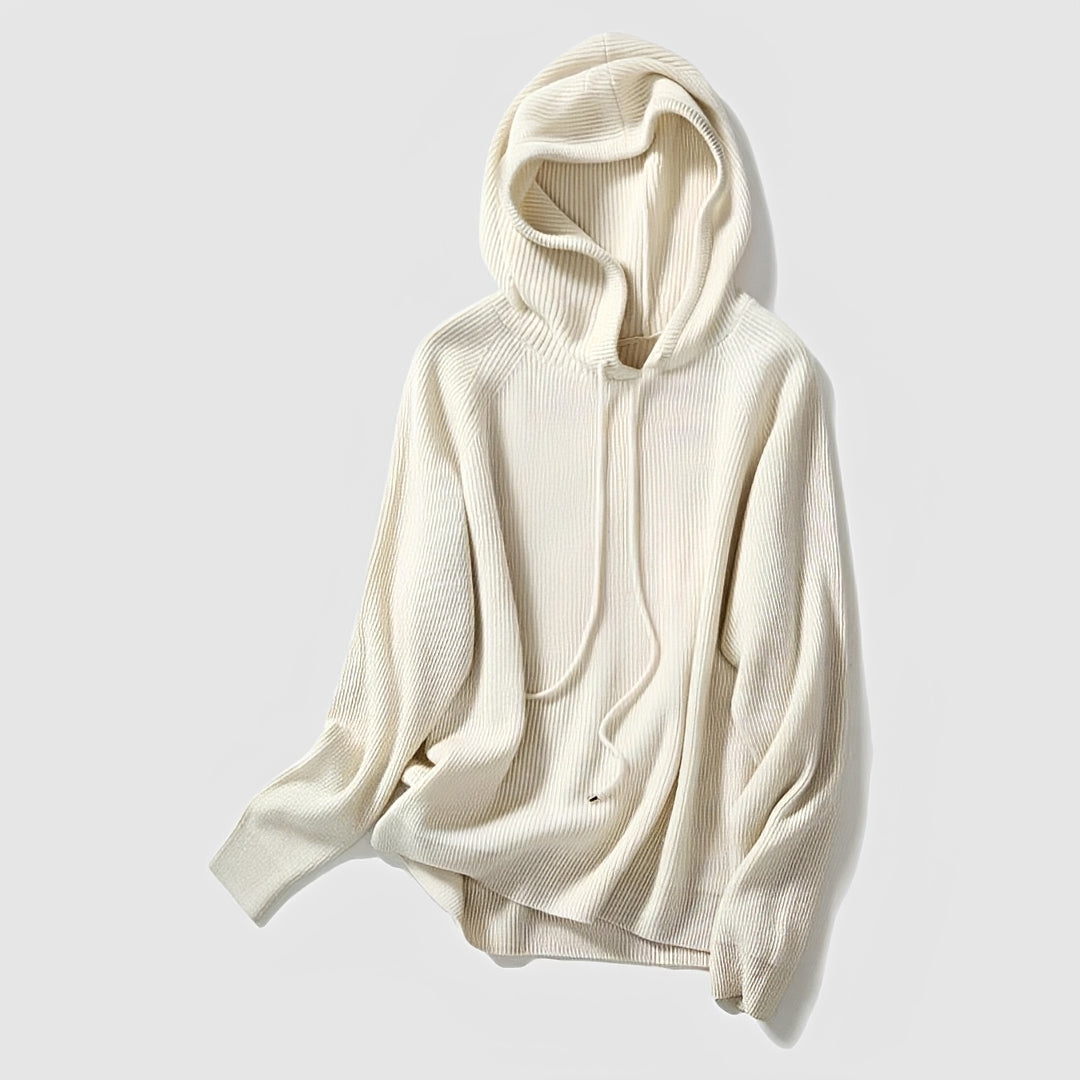 Hooded Women's Sweater Relaxed Fit Long Sleeve Casual Style