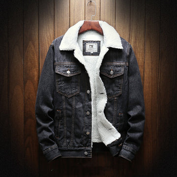 Men's Jacket with Classic Fit and Button Closure - Casual Style with Chest Pockets