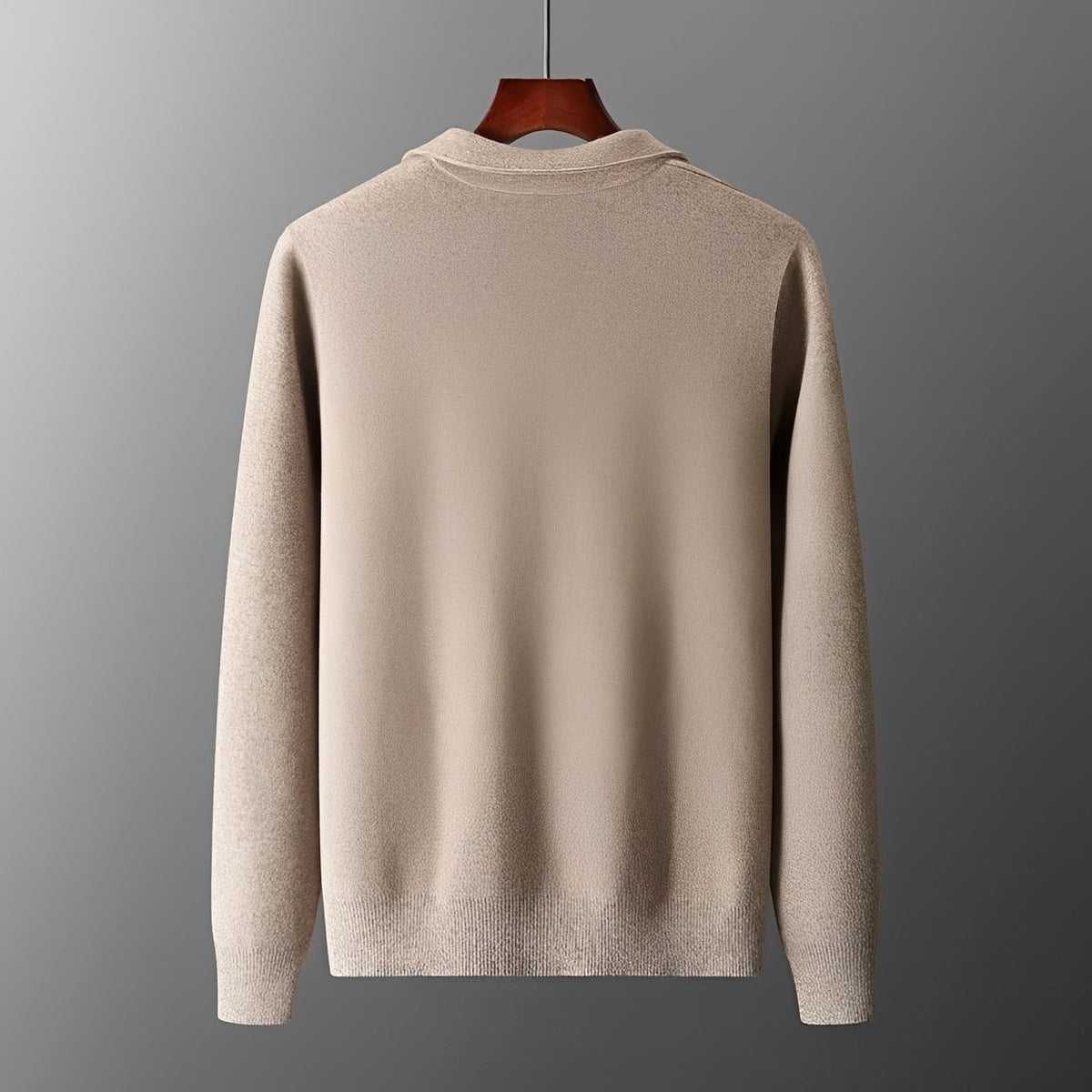 Men's Jacket Zip-Up with Collar - Casual Fit, Long Sleeve Design