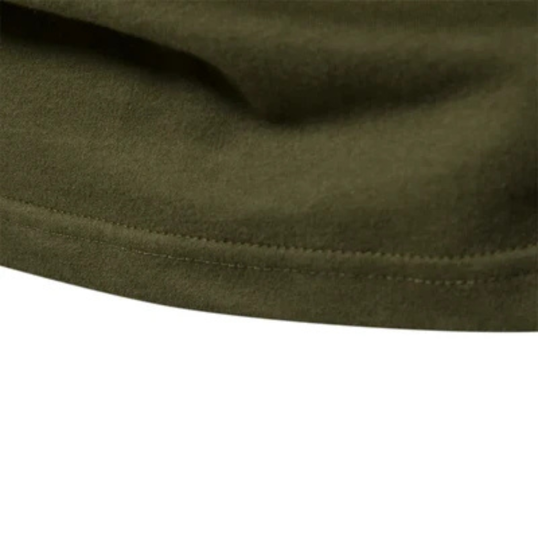 Men's Long-Sleeve Raglan Shirt with Contrast Sleeves, Crew Neck, Slim Fit, Chest Logo