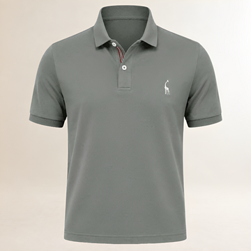 Men's Polo Shirt, Classic Collar, Short Sleeve, Regular Fit, Embroidered Chest Logo