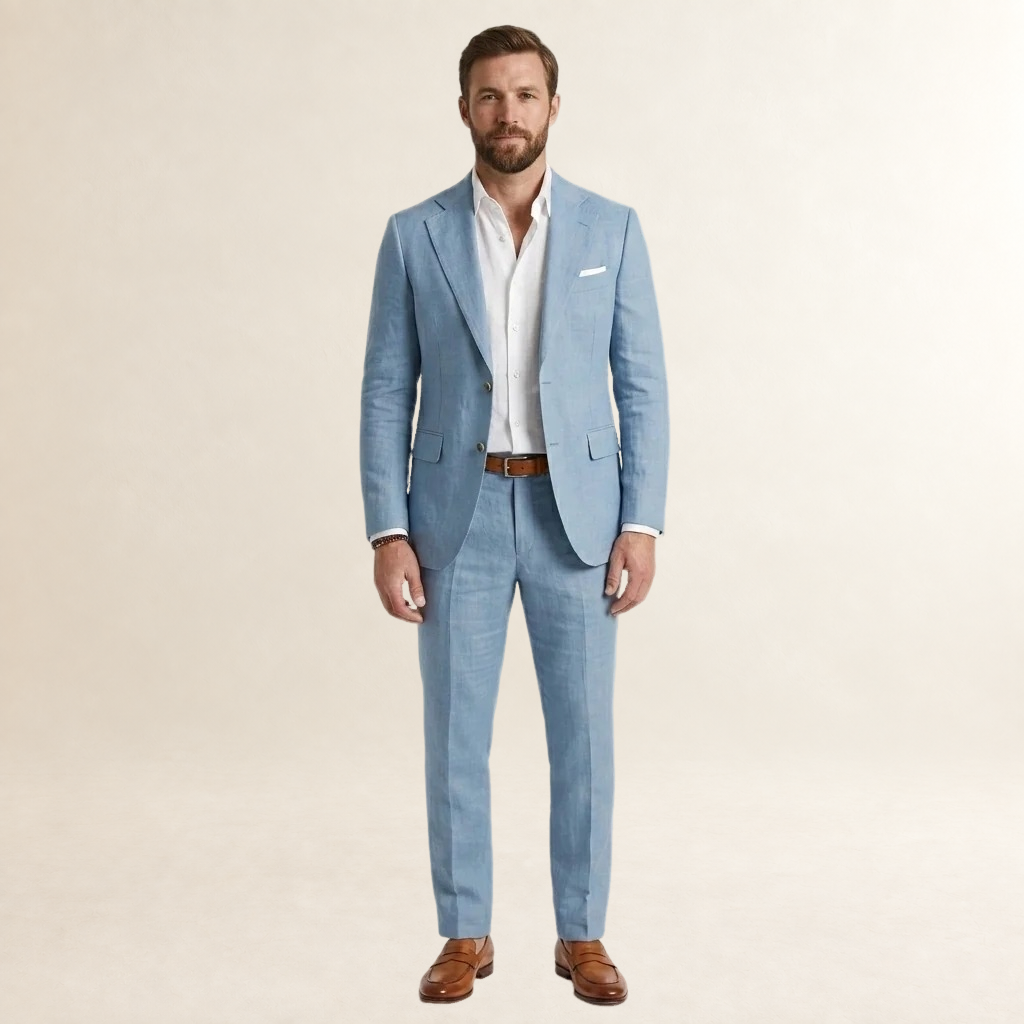 Men's Suit - Tailored Slim Fit Blazer and Trousers