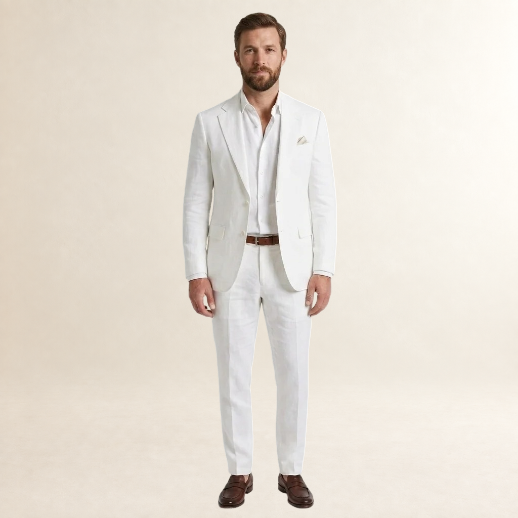 Men's Suit - Tailored Slim Fit Blazer and Trousers