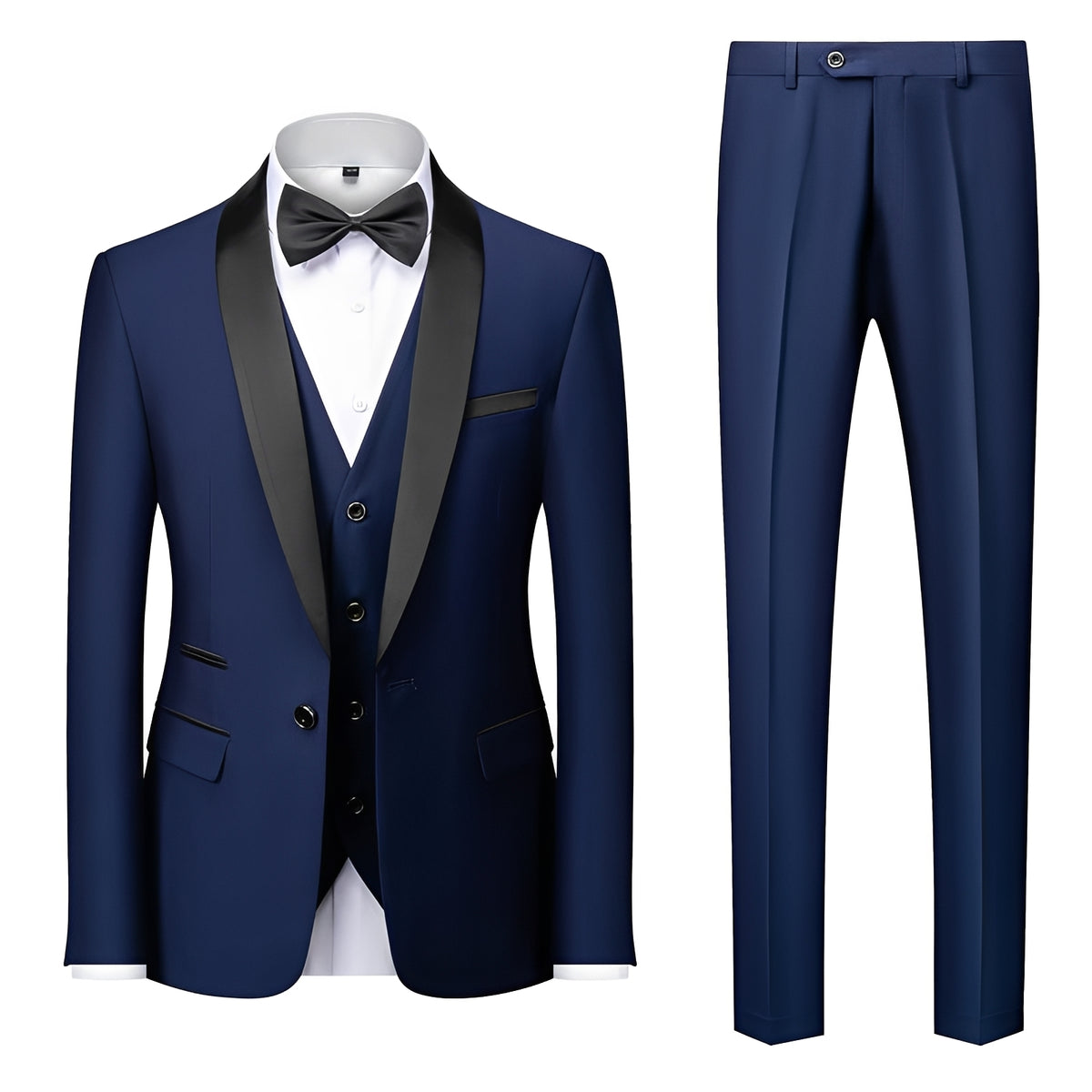 Suit Men - Classic Three-Piece Design, Slim Fit, Formal Attire
