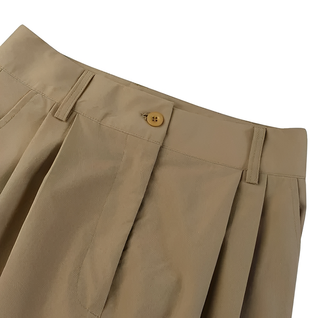 Wide Leg Pants Women High Waist Pleated Design with Pockets