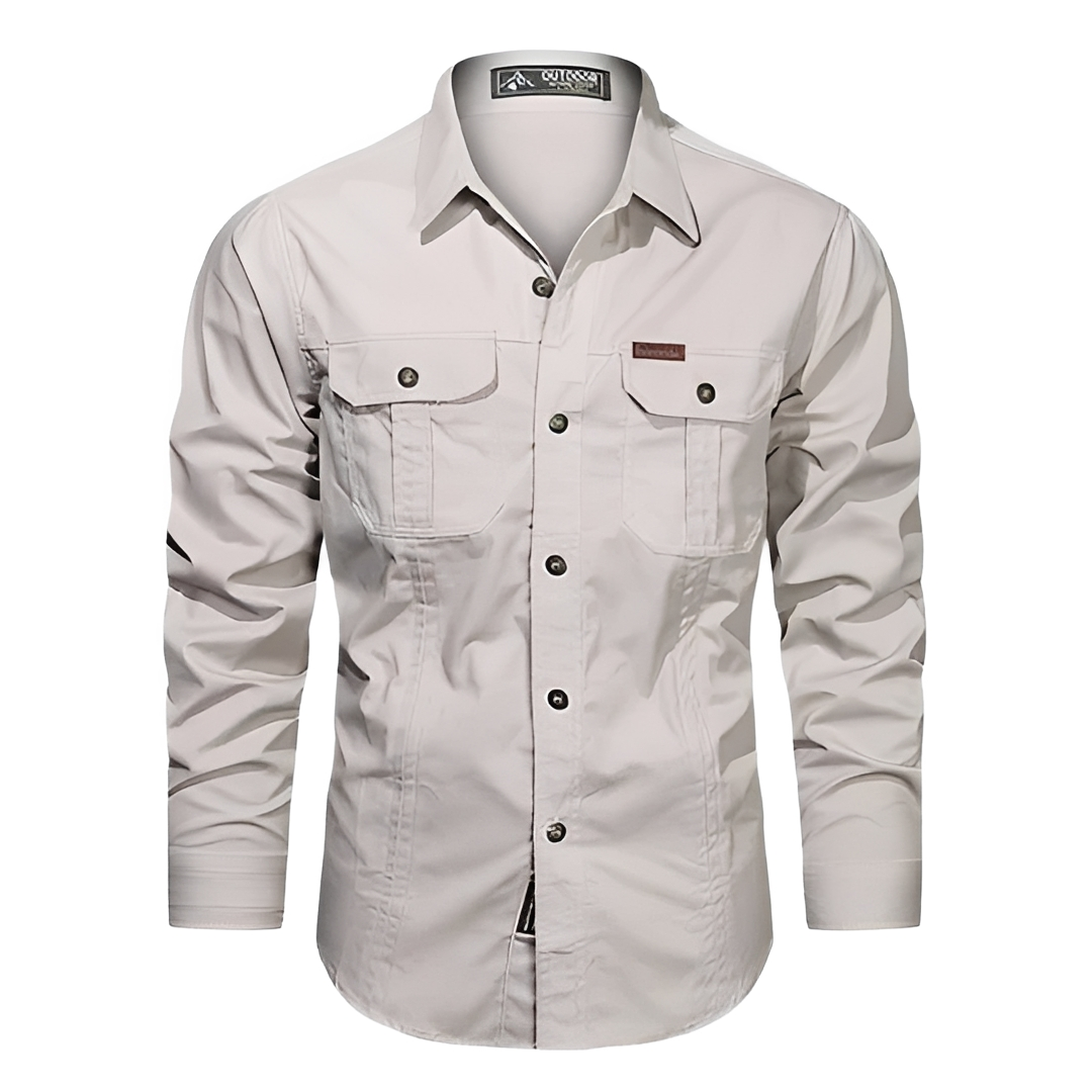 Threston - Long Sleeve Button Down Shirt