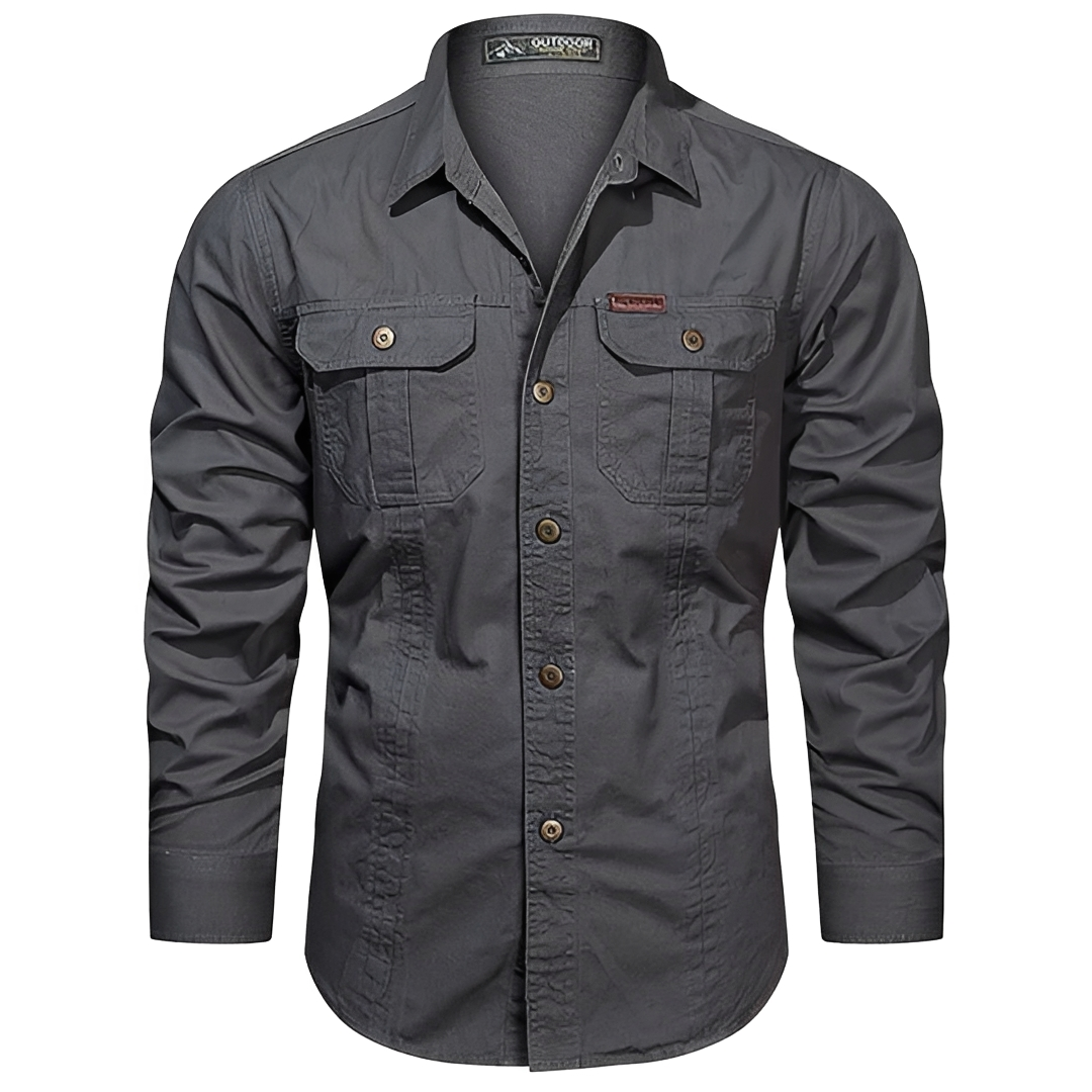 Threston - Long Sleeve Button Down Shirt
