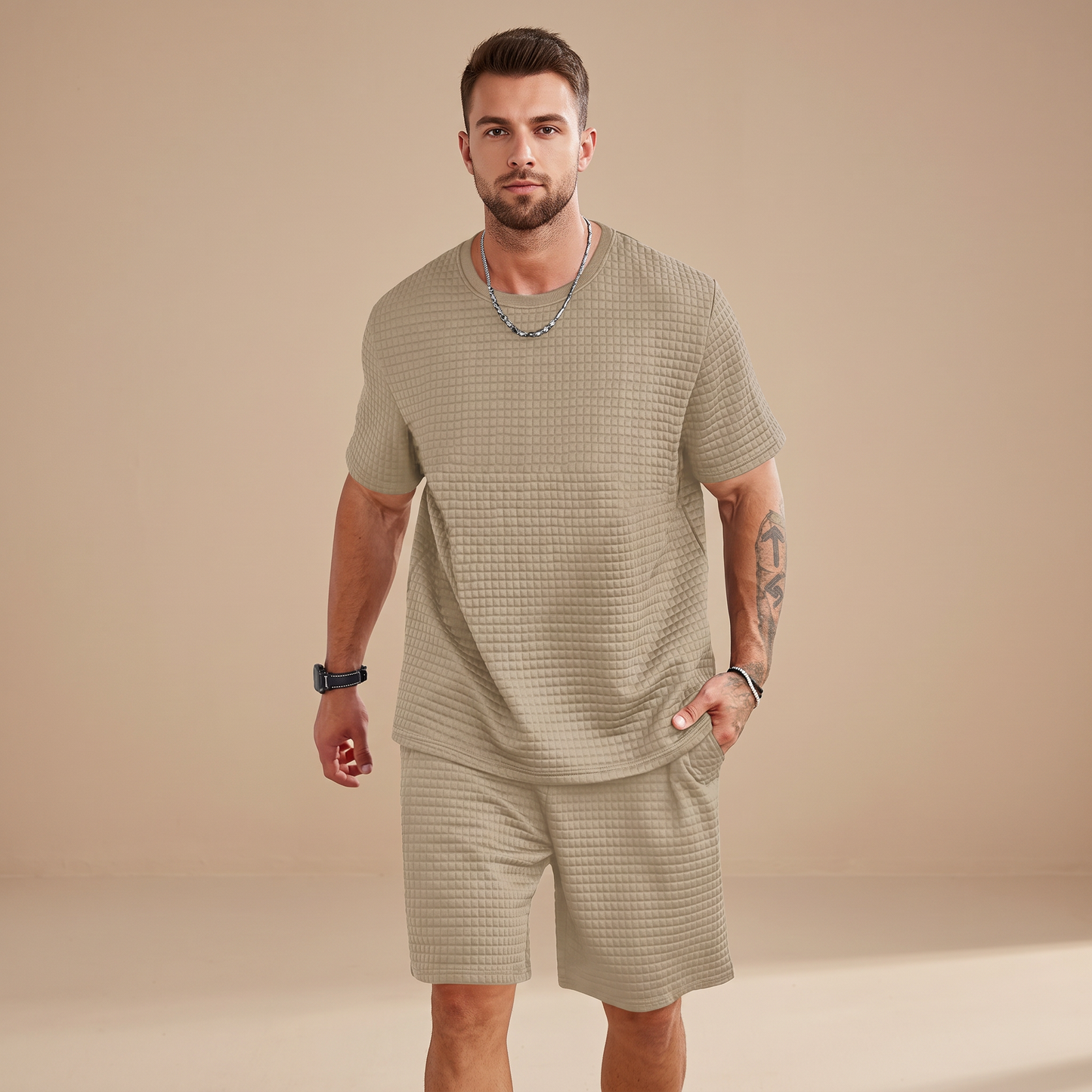 Harris - Laid-Back Waffle Outfit
