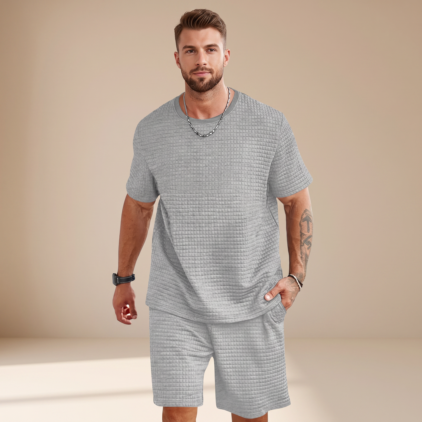 Harris - Laid-Back Waffle Outfit