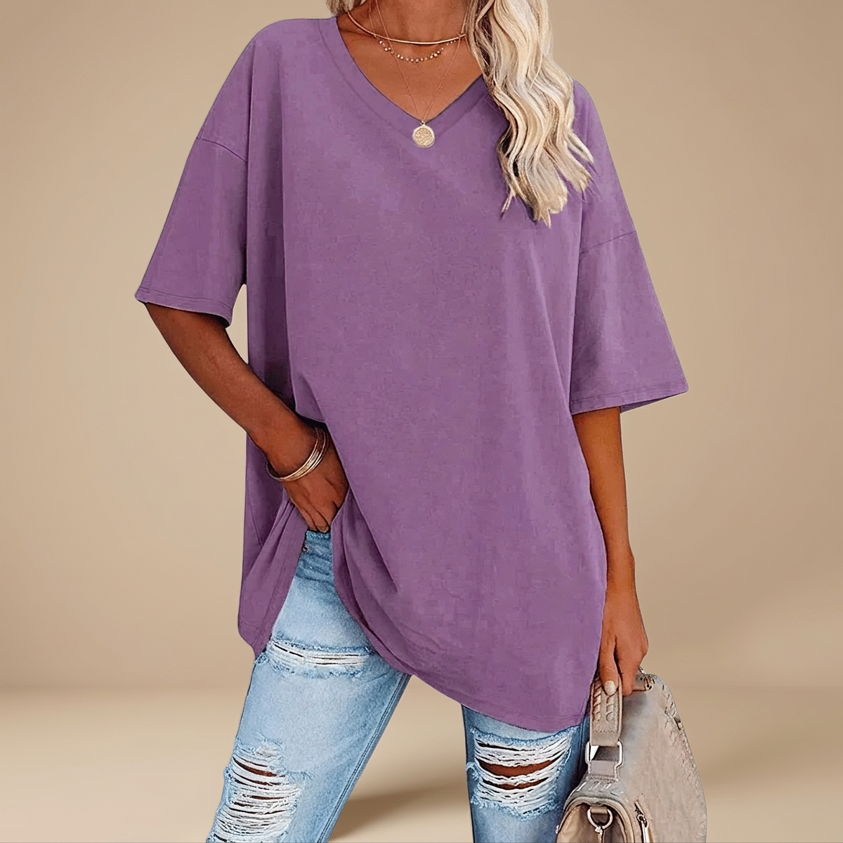 Alissa - Casual Relaxed-Fit T-shirt