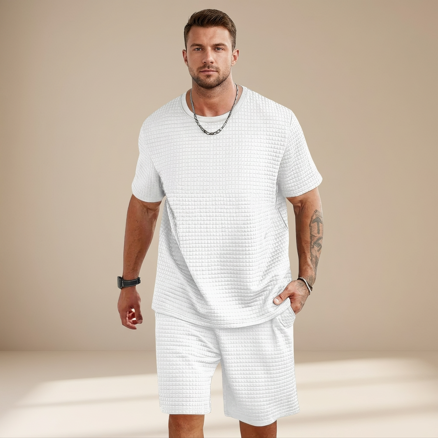 Harris - Laid-Back Waffle Outfit