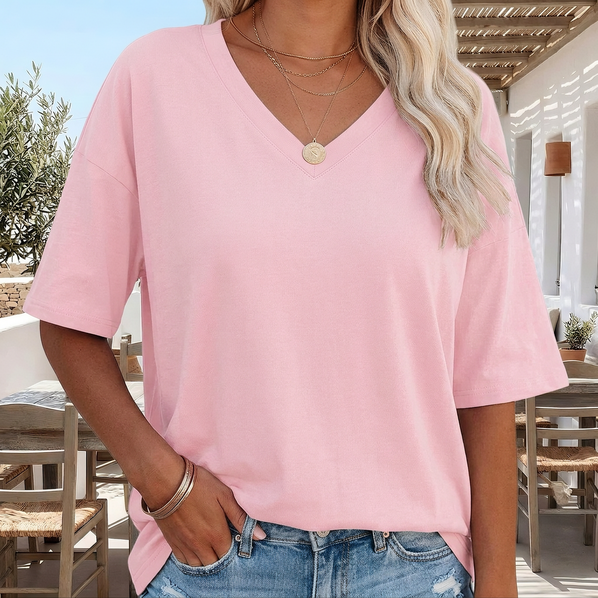 Alissa - Casual Relaxed-Fit T-shirt