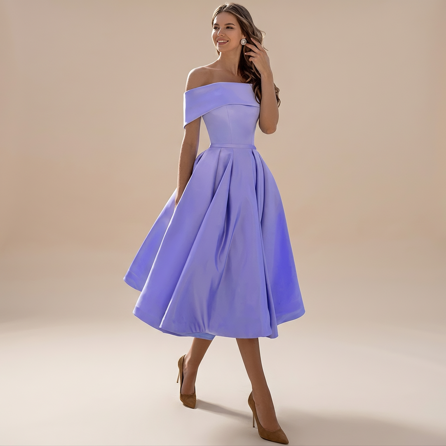 Erika - Chic Off Shoulder Dress