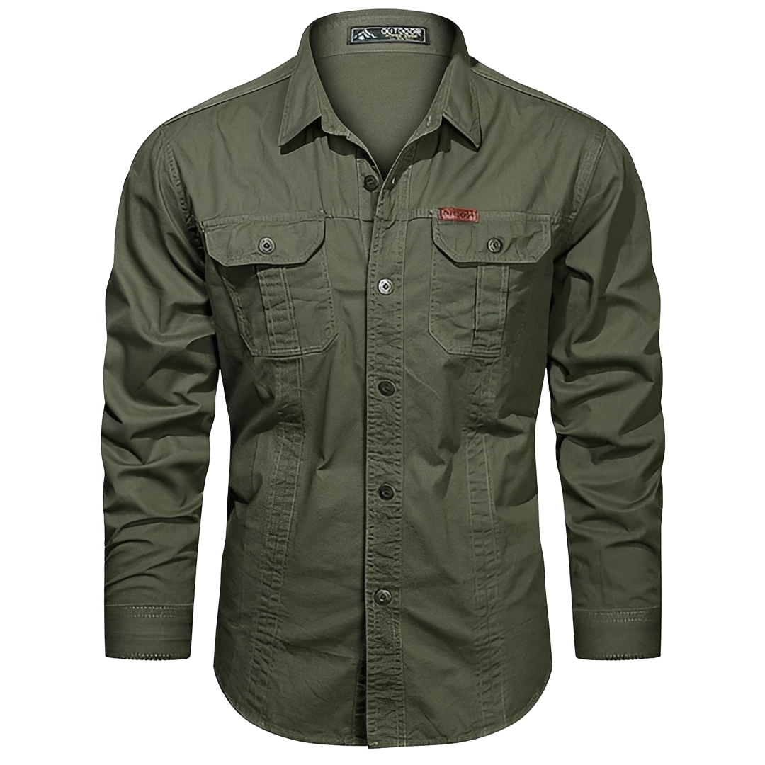 Threston - Long Sleeve Button Down Shirt