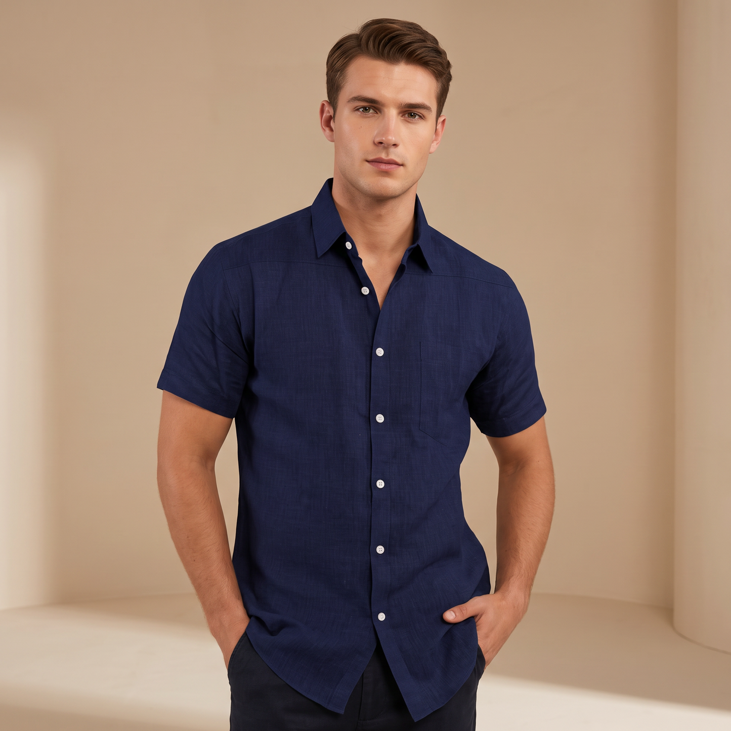 Cassius - Formal Short-Sleeve Shirt