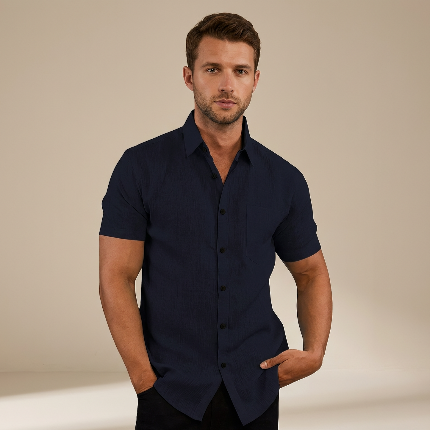 Cassius - Formal Short-Sleeve Shirt
