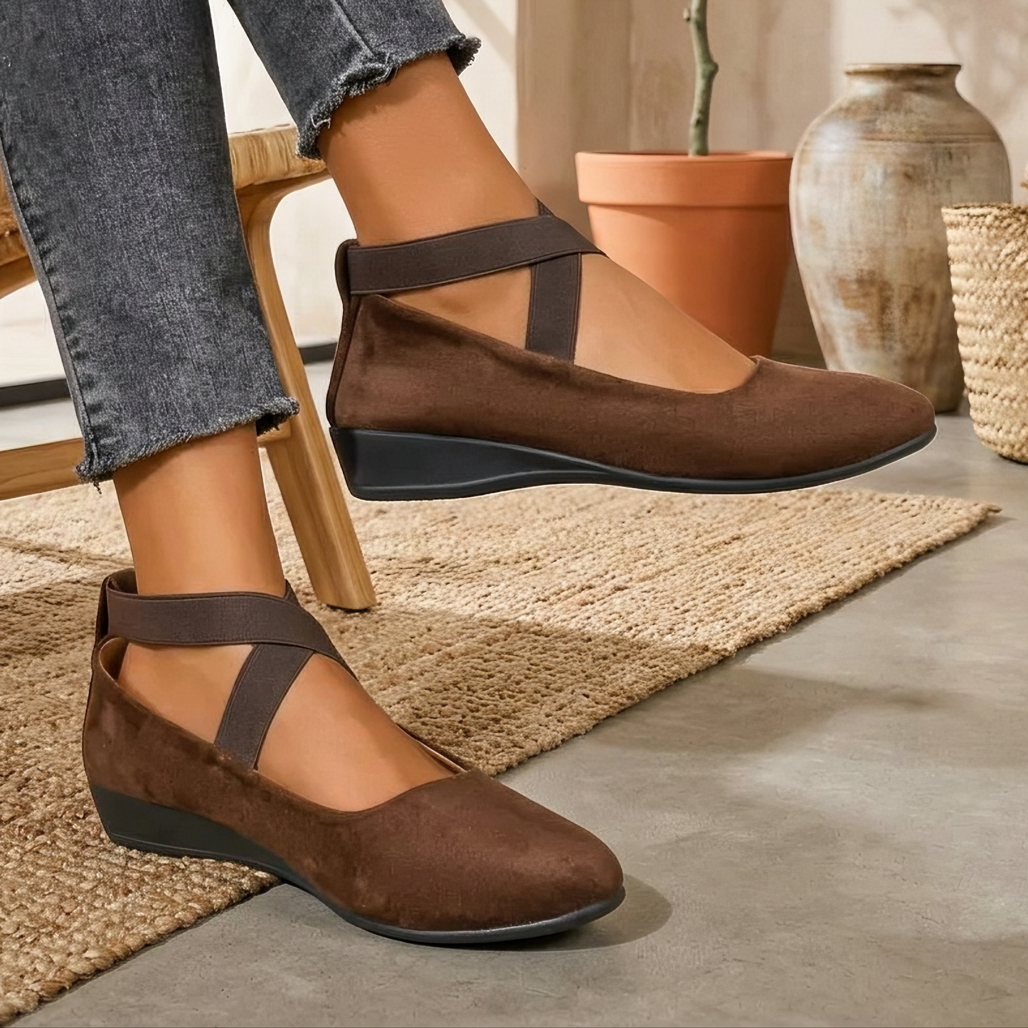 Rhea - Retro Slip-On Shoes